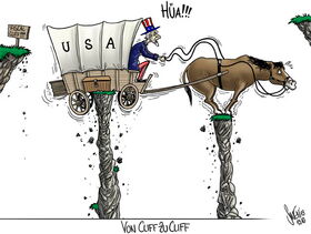fiscal cliff, USA, Pleite